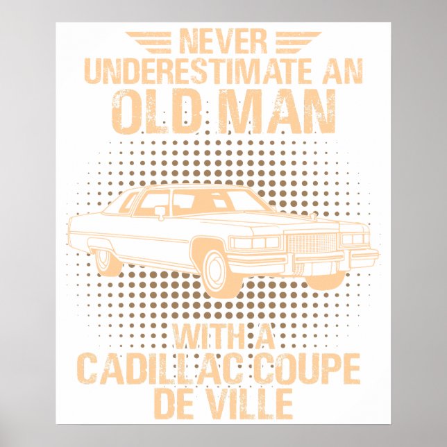 An Old Man Cadillac Coupe De Ville Poster (Front)