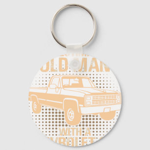 An Old Man Chevrolet C10 Silverado 1987 Key Ring