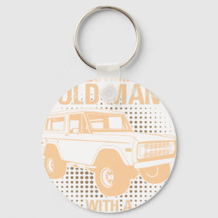 An Old Man Ford Bronco Key Ring