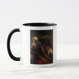 An Old Man in an Armchair Mug