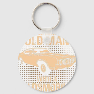An Old Man Oldsmobile Cutlass 1970 Key Ring