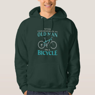 An Old Man On A Bicycle Hoodie