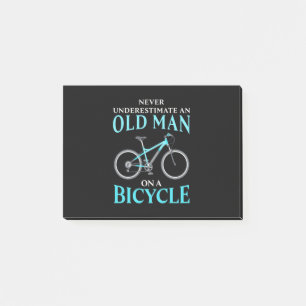 An Old Man On A Bicycle Post-it Notes