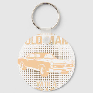 An Old Man Pontiac Gto Key Ring