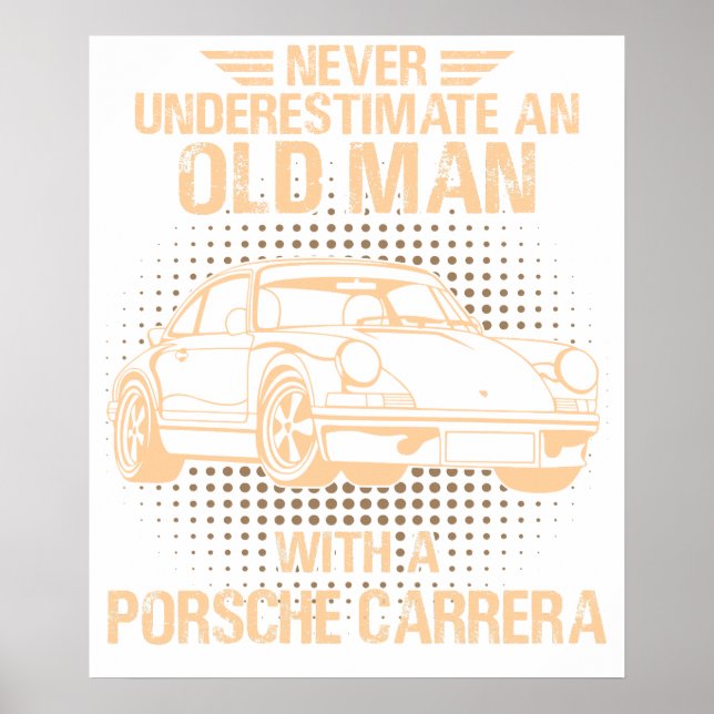 An Old Man Porsche 911 Carrera Rs 2.7 Poster (Front)