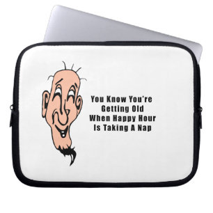 An Old Man's Happy Hour Laptop Sleeve