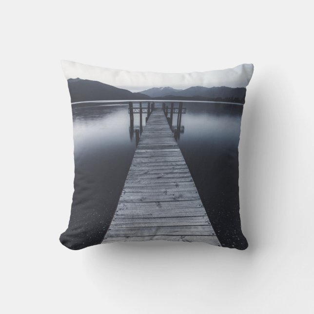 An Old Pier Portrait Cushion (Front)