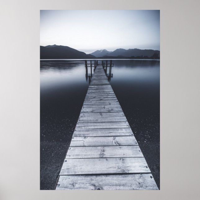 An Old Pier Portrait Poster (Front)