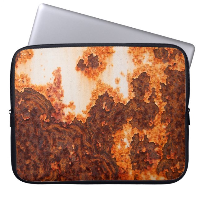 An old rusty stains surface corrosion laptop sleeve (Front)