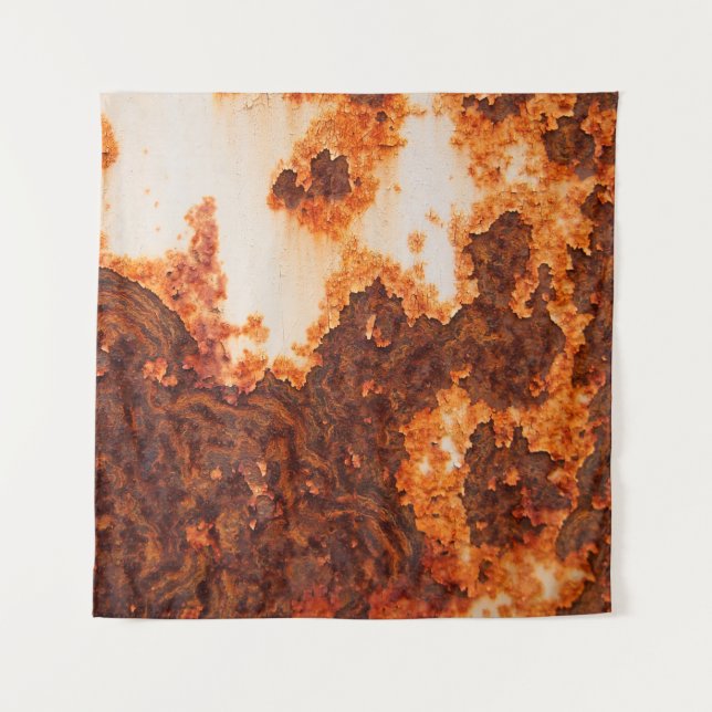 An old rusty stains surface corrosion tapestry (Front)