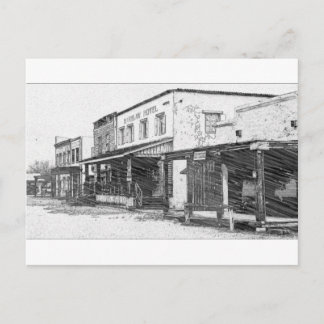 An Old Western Town Postcard