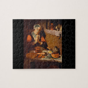 An Old Woman Praying_Dutch Masters Jigsaw Puzzle
