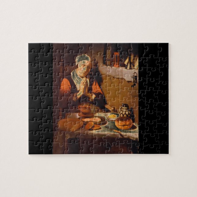 An Old Woman Praying_Dutch Masters Jigsaw Puzzle (Horizontal)
