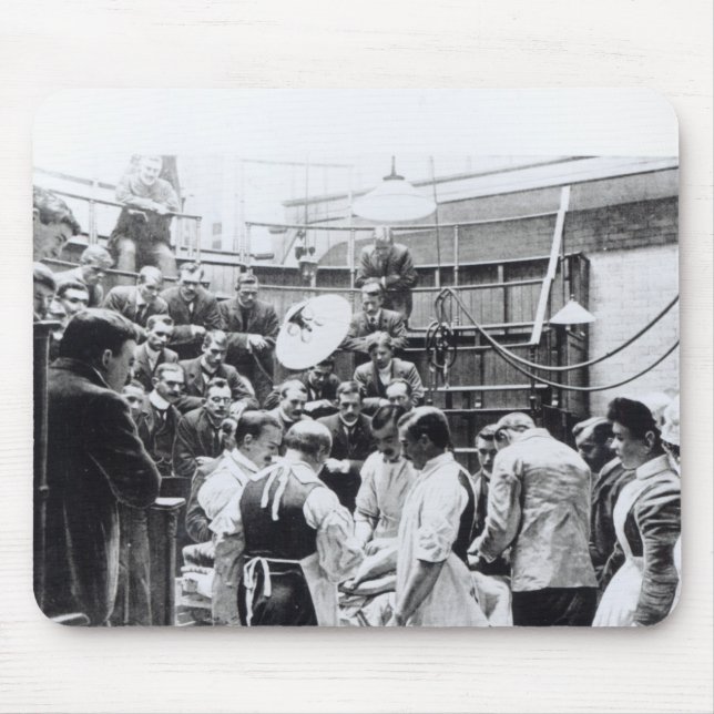 An Operation at Charing Cross Hospital Mouse Pad (Front)