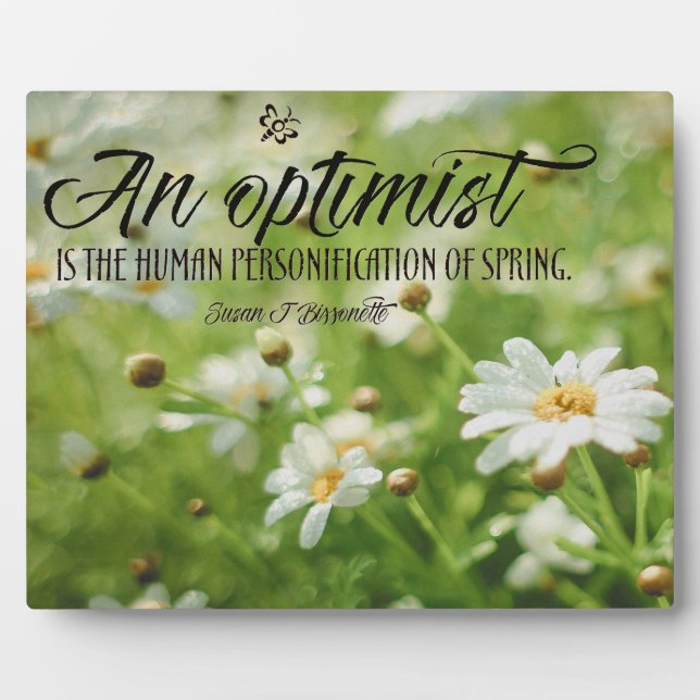 An Optimist Plaque (Front)