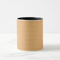 an orange and white background with small squares