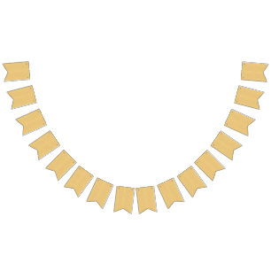 an orange and yellow background with circles bunting 