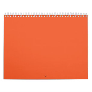 an orange background with a calendar