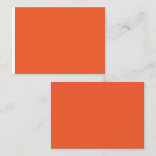 an orange background with a place card