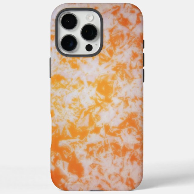 An orange grunge textured | Case-Mate iPhone case (Back)