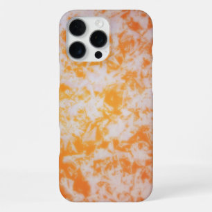An orange grunge textured iPhone 16 pro max case