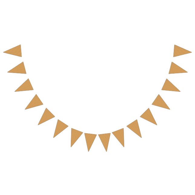 An orange, yellow, and brown symmetrical pattern w bunting  (All)