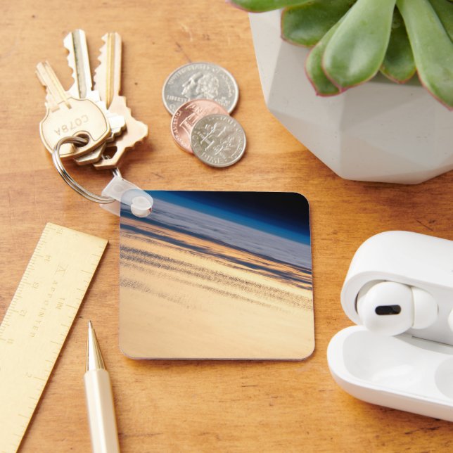 An Orbital Sunset Off The Coast Of Baja California Key Ring (Desk)