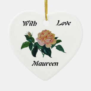 An ornament to send a message to a special person