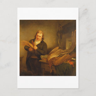 An Ornithologist, probably Mr. Thomson, Animal and Postcard