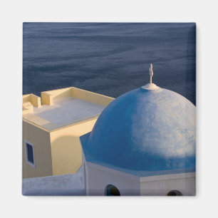 An Orthodox Church near the sea, Oia Santorini Magnet