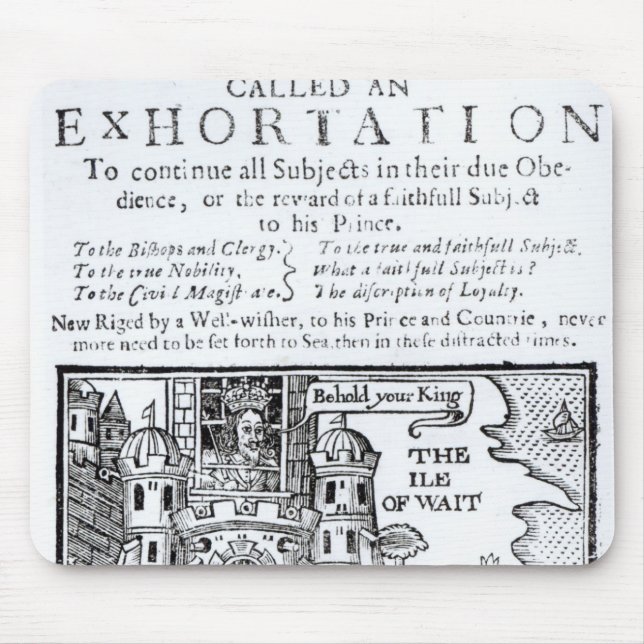 An Ould Ship called an Exhortation' Mouse Pad (Front)
