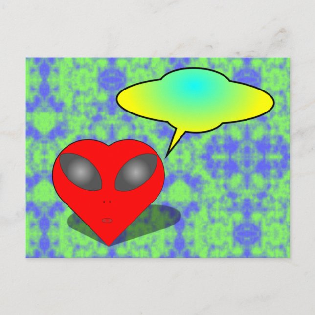 An Out-Of-This-World Valentine's Day Card (Front)