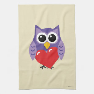 An Owly Love Tea Towel