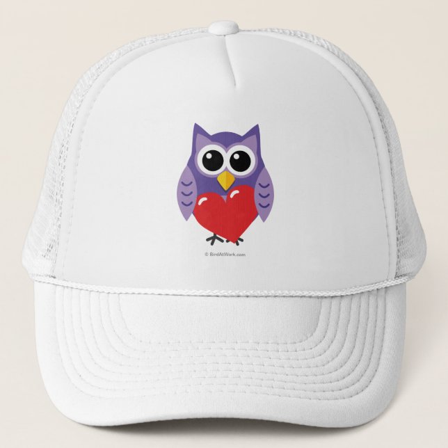 An Owly Love Trucker Hat (Front)