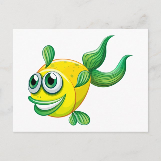 An ugly fish postcard (Front)