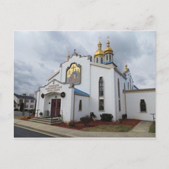 An Ukrainian Orthodox Church, 1 Postcard (Front)