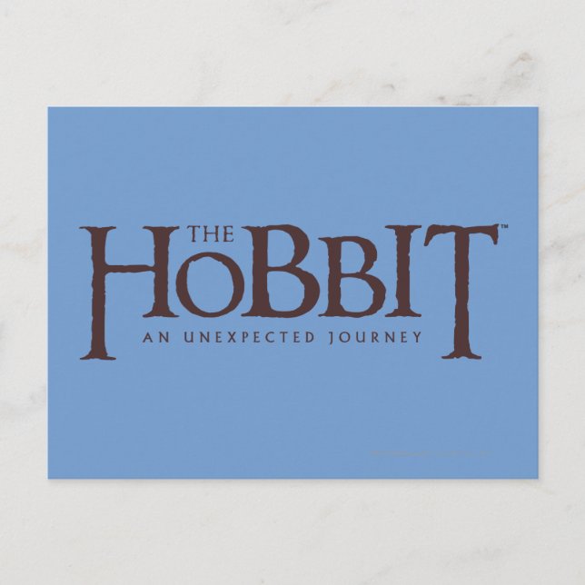 AN UNEXEPECT JOURNEY™ Logo Solid Postcard (Front)