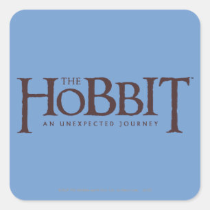 AN UNEXEPECT JOURNEY™ Logo Solid Square Sticker