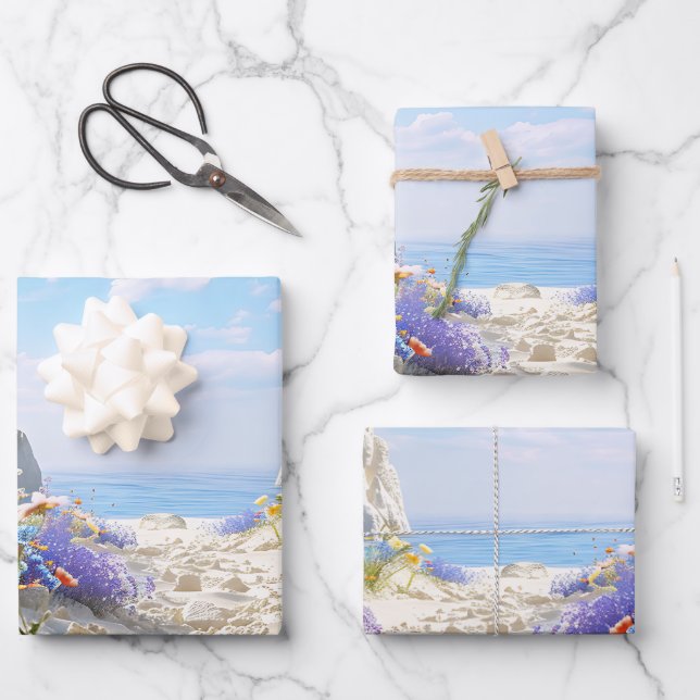 An unforgettable experience wrapping paper sheet (Front)