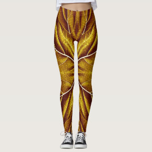 An unique brown texture "Ratti_Creative_Arts" Leggings