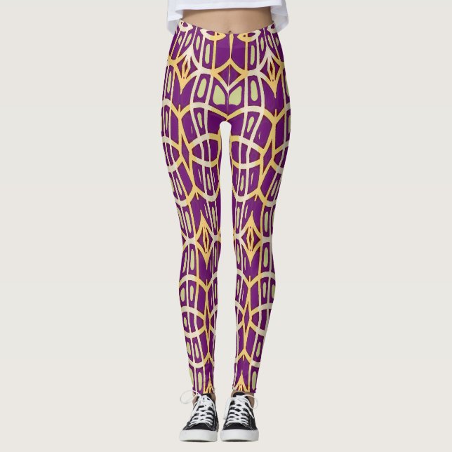 An unique multiple colour "Ratti_Creative_Arts"  Leggings (Front)