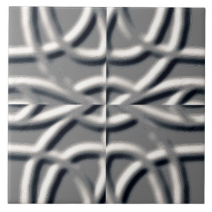 An unique silver grey embossing art classic design ceramic tile