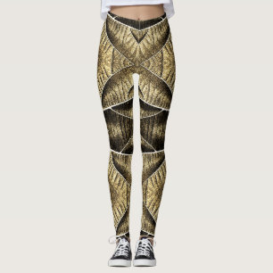 An unique wood texture "Ratti_Creative_Arts"  Leggings