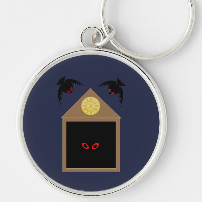 An Unkindness of Ravens Halloween Key Ring (Front)
