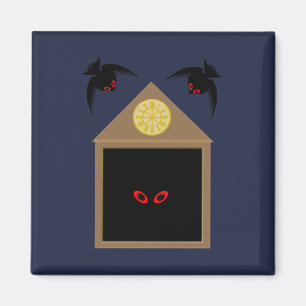 An Unkindness of Ravens Halloween Magnet
