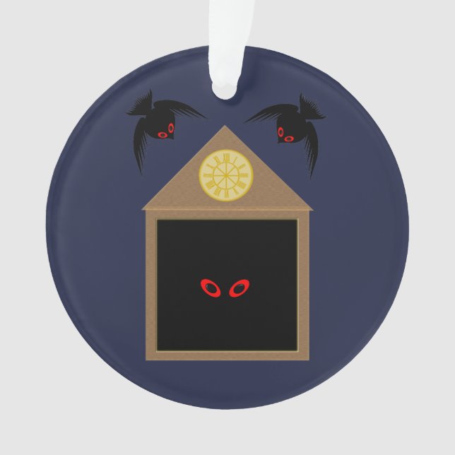 An Unkindness of Ravens Halloween Ornament (Front)
