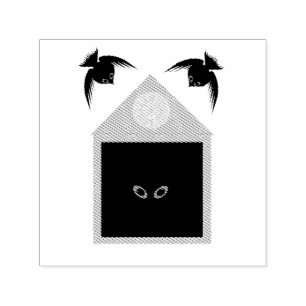 An Unkindness of Ravens Halloween Self-inking Stamp