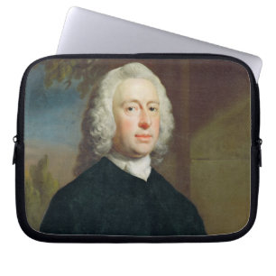 An Unknown Man in Black, 1735 (oil on canvas) Laptop Sleeve