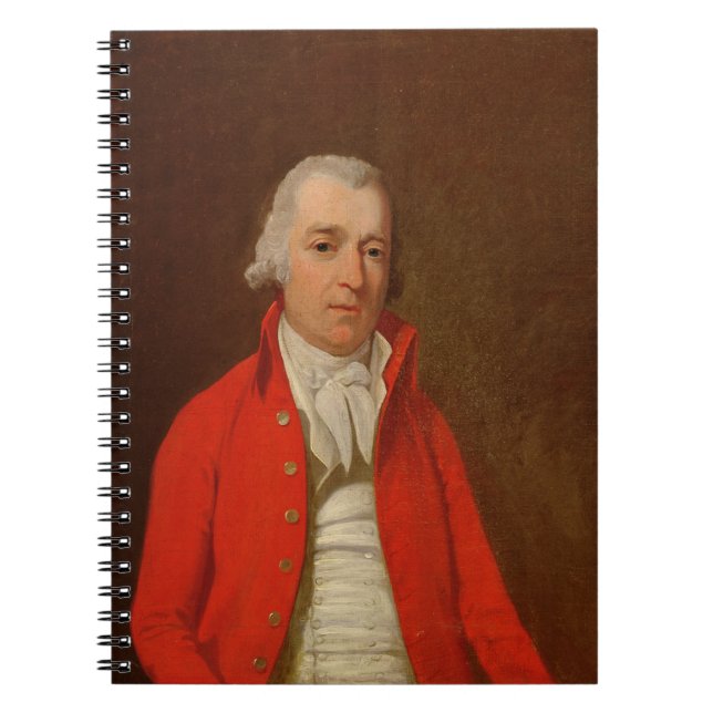 An Unknown Man (oil on canvas) Notebook (Front)