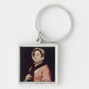 An Unknown Woman, called Peg Woffington (oil on ca Key Ring